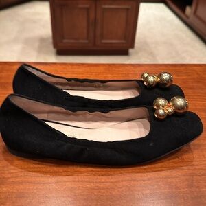 Stuart Weitzman Black Dress Flats